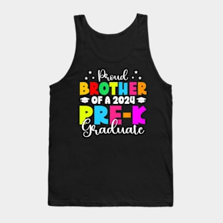 Proud Brother Pre-K Class of 2024 Graduate Last Day School Tank Top